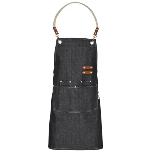 Oliver Bib Apron Black